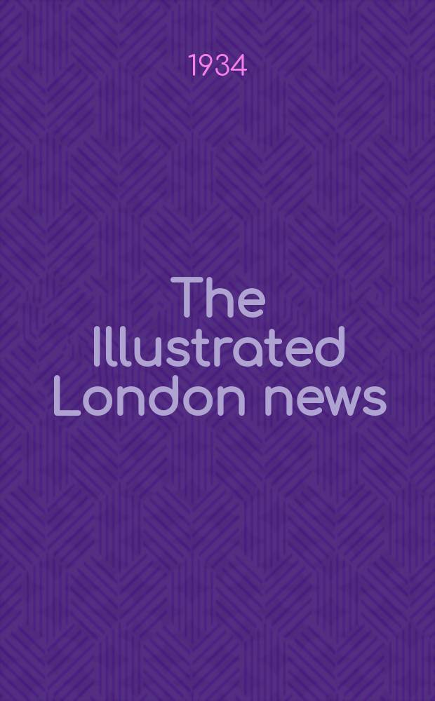 The Illustrated London news : for the week ending saturday ... Vol. 184, № 4965