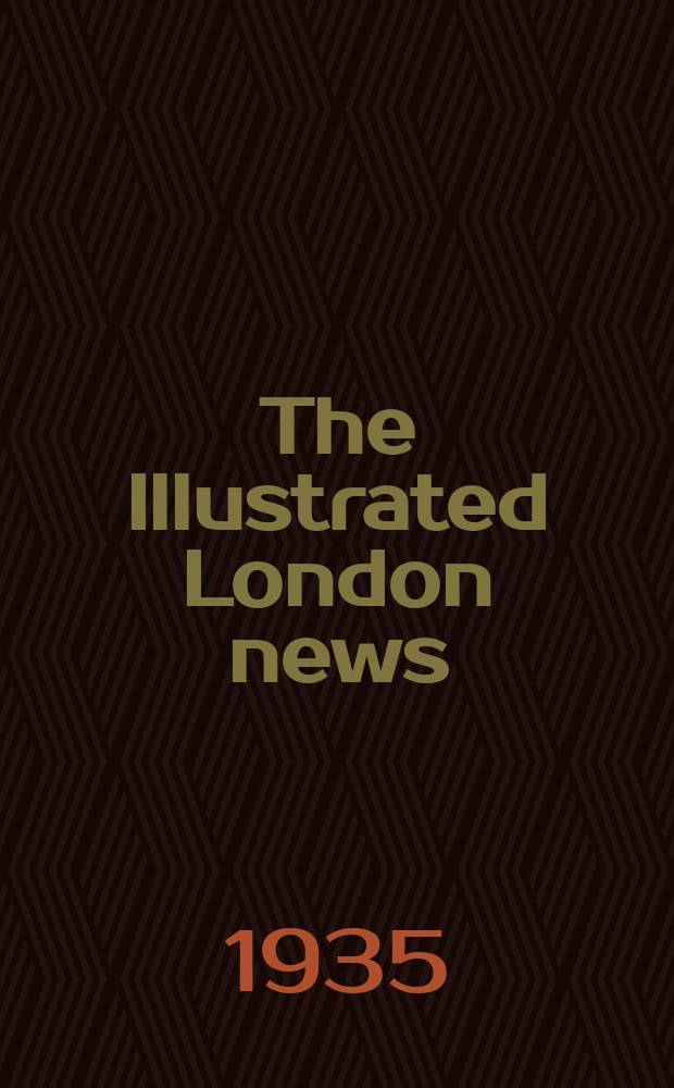 The Illustrated London news : for the week ending saturday ... Vol. 186, № 5015