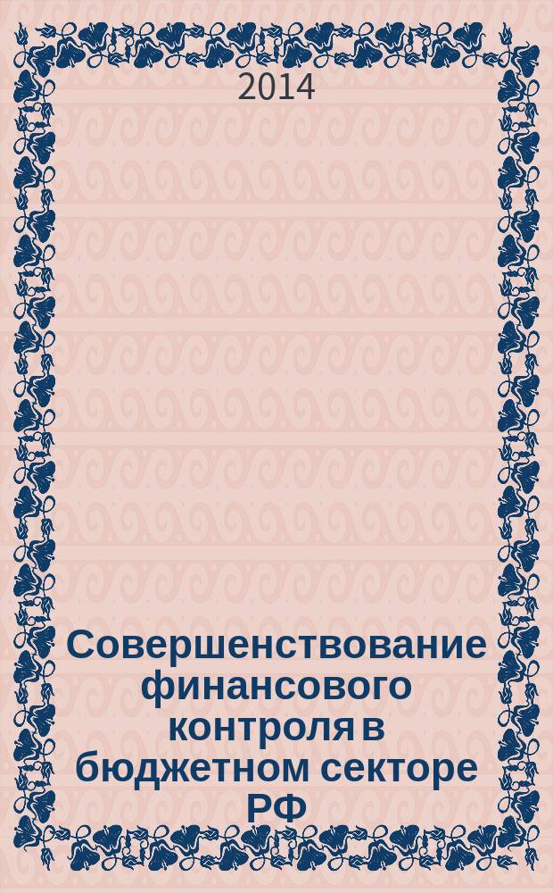 Совершенствование финансового контроля в бюджетном секторе РФ : автореферат диссертации на соискание ученой степени кандидата экономических наук : специальность 08.00.10 <Финансы, денежное обращение и кредит>