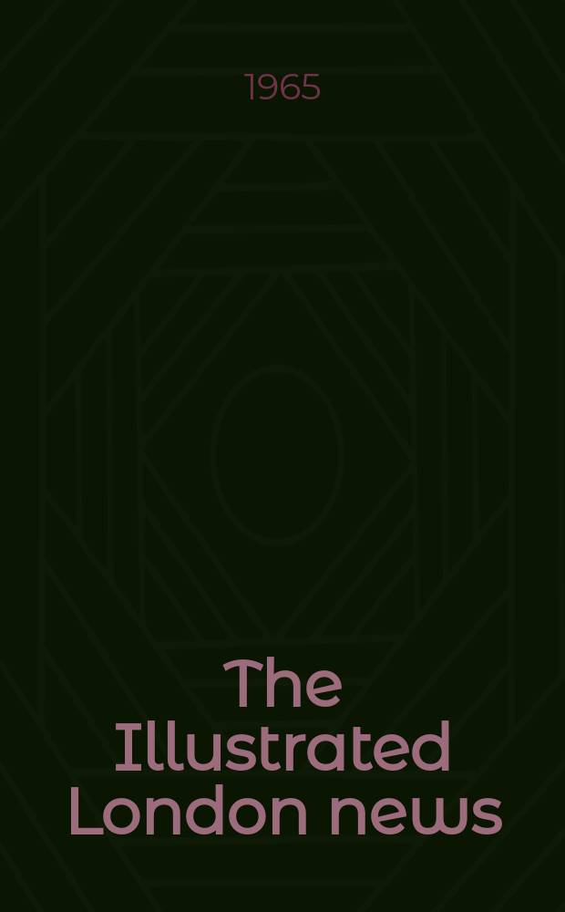 The Illustrated London news : for the week ending saturday ... Vol. 246, № 6559