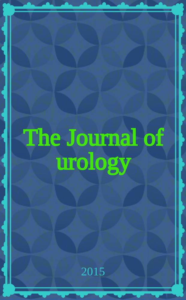 The Journal of urology : Offiс. organ of the Amer. urological assoc. Vol. 194, № 4