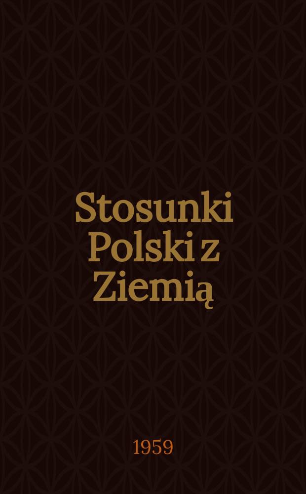 Stosunki Polski z Ziemią