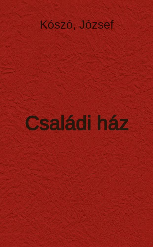 Családi ház