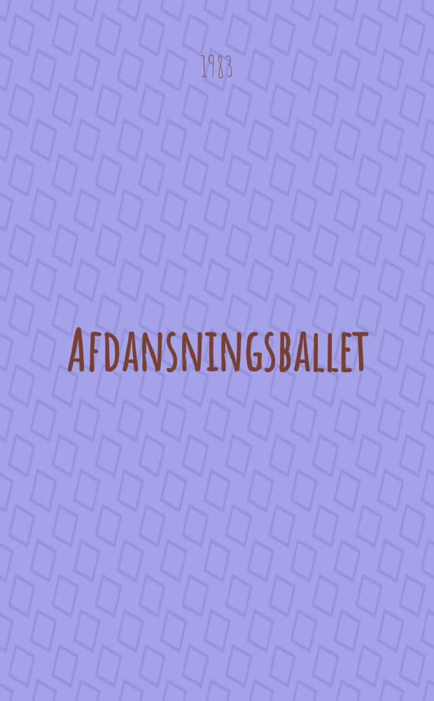 Afdansningsballet
