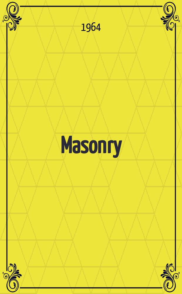 Masonry