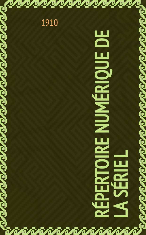Répertoire numérique de la série L (Administration du département, des districts et des cantons) [des] Archives départementales du Cantal