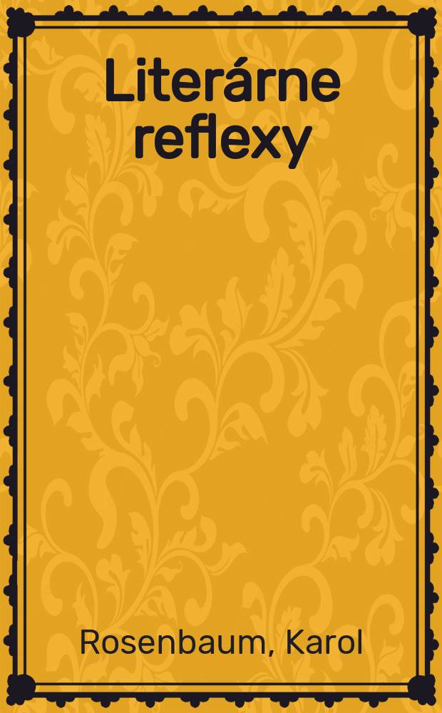 Literárne reflexy