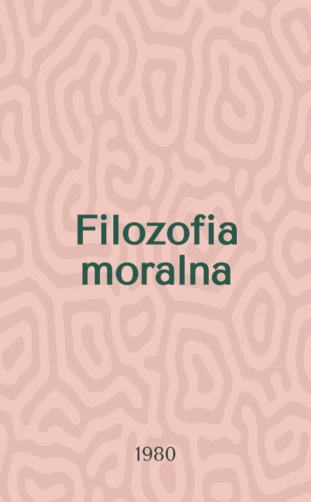 Filozofia moralna