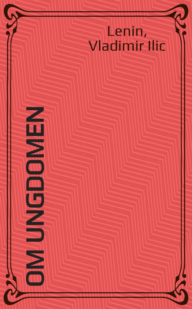 Om ungdomen