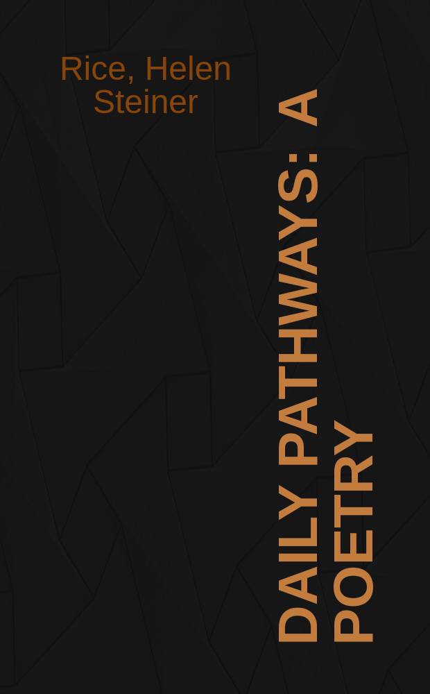 Daily pathways : A poetry