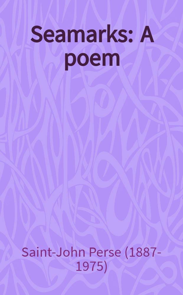 Seamarks : A poem