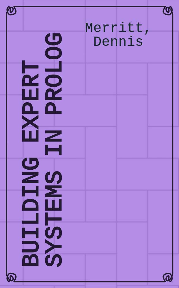 Building expert systems in Prolog
