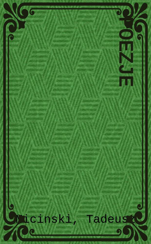 Poezje