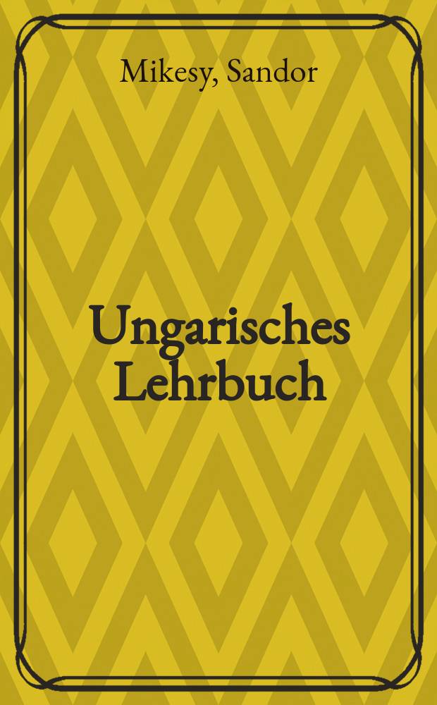 Ungarisches Lehrbuch