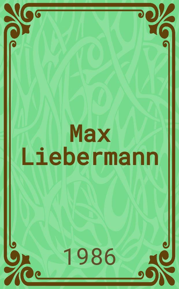 Max Liebermann