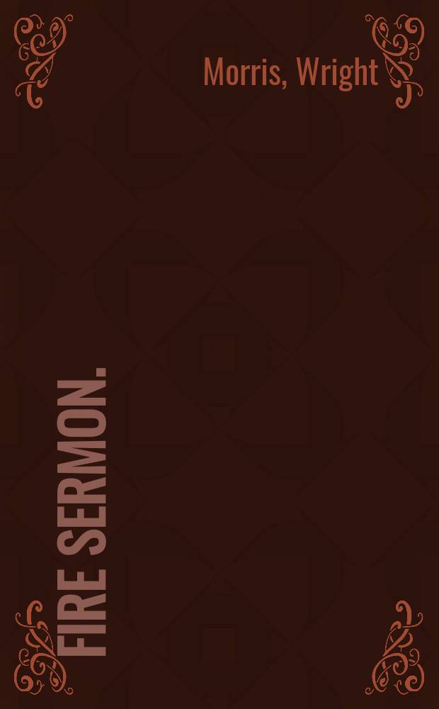 Fire sermon.