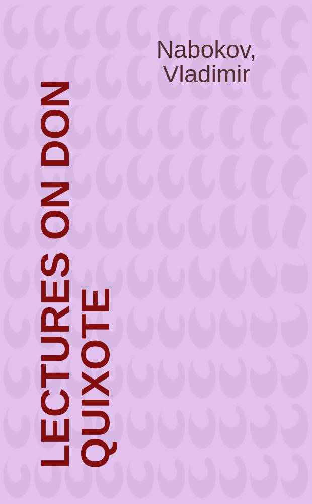 Lectures on Don Quixote