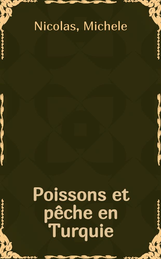 Poissons et pêche en Turquie