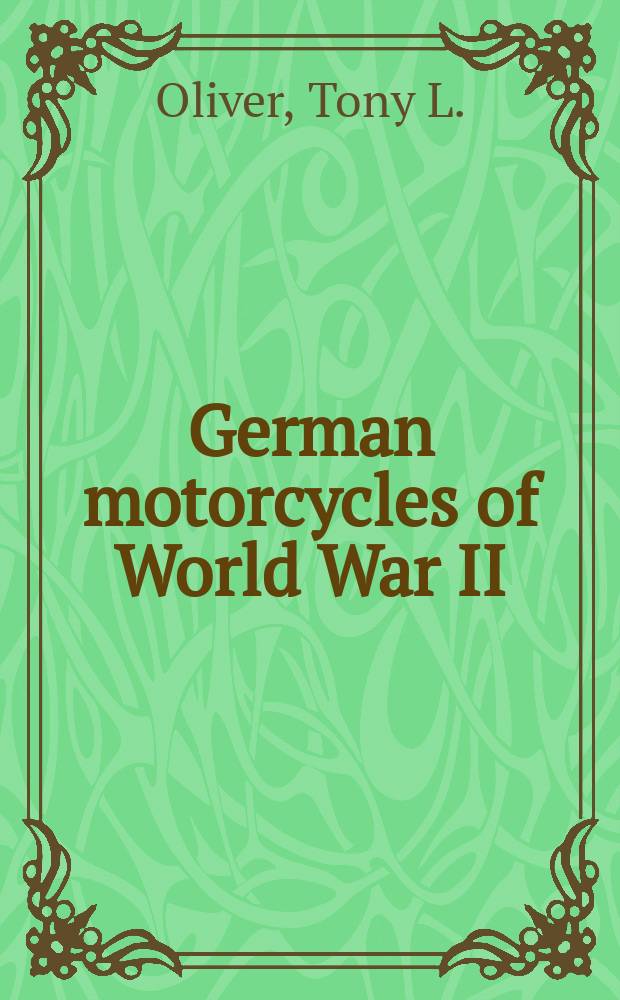 German motorcycles of World War II