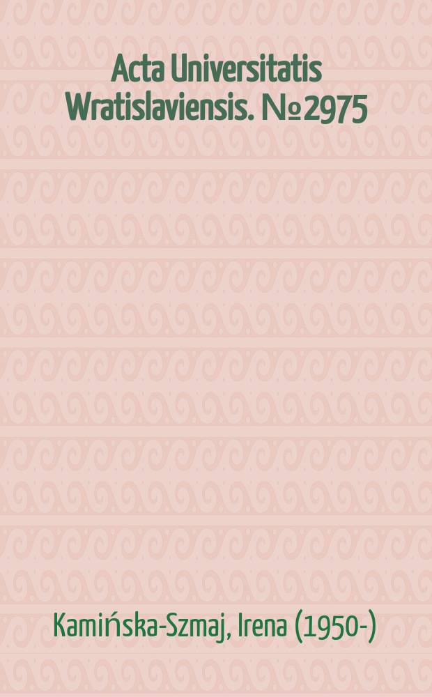 Acta Universitatis Wratislaviensis. № 2975 : Agresja językowa w życiu publicznym = Языковая агрессия в публичной жизни