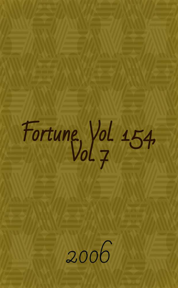 Fortune. Vol. 154, Vol. 7