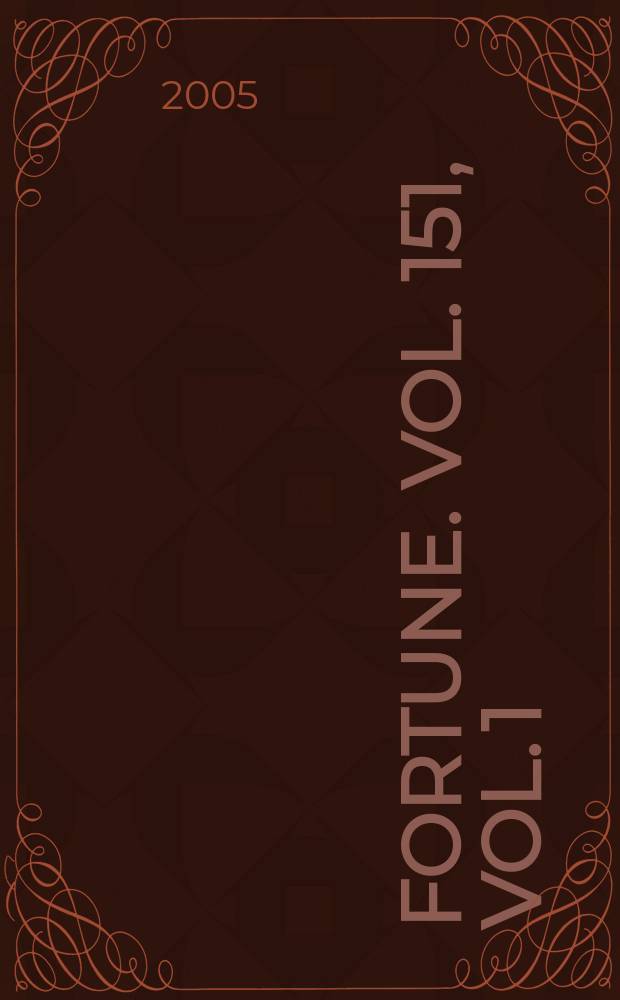 Fortune. Vol. 151, Vol. 1