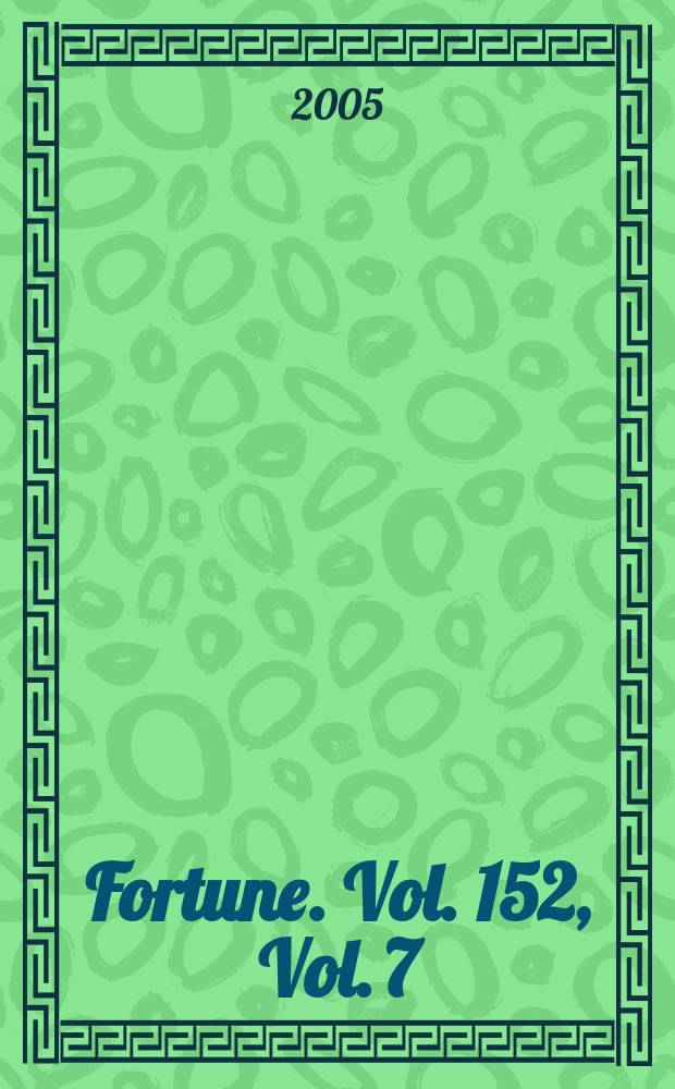 Fortune. Vol. 152, Vol. 7