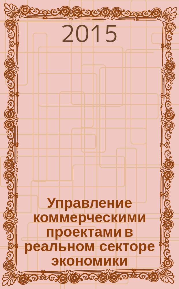 Управление коммерческими проектами в реальном секторе экономики : монография