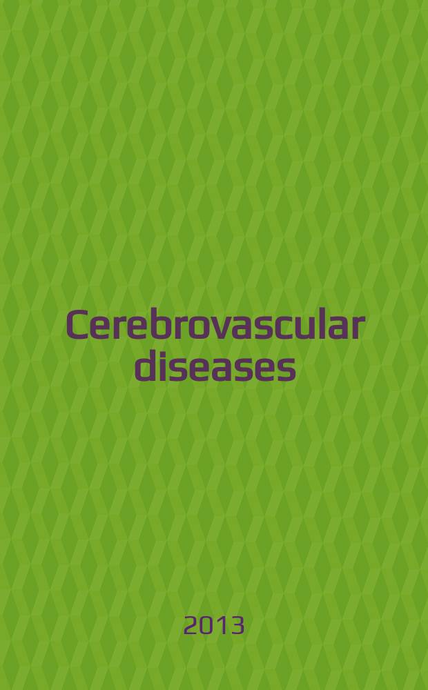 Cerebrovascular diseases : Off. j. of the Europ. stroke council. Vol. 36, № 4