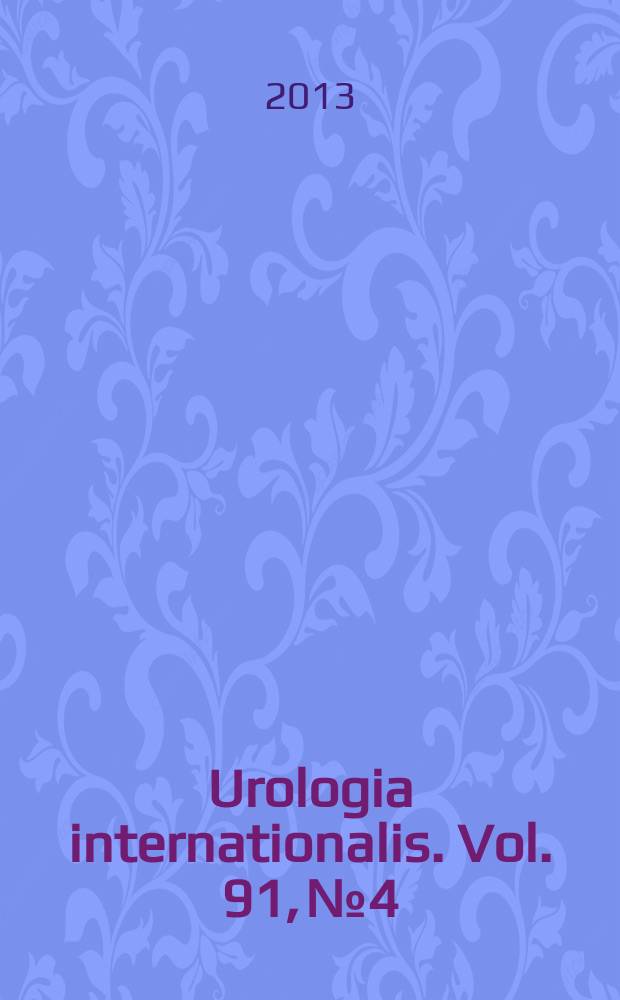 Urologia internationalis. Vol. 91, № 4