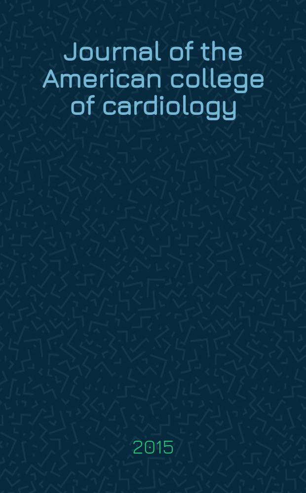 Journal of the American college of cardiology : JACC. Vol. 66, № 19