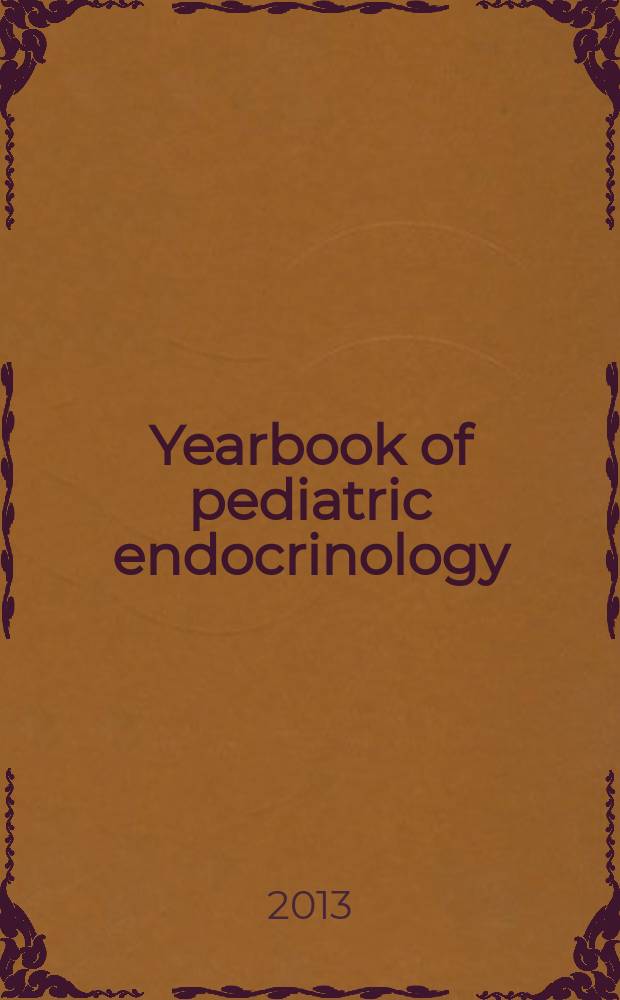 Yearbook of pediatric endocrinology