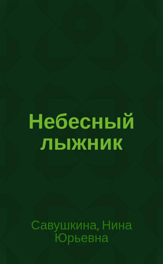 Небесный лыжник : книга стихов