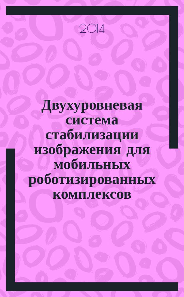 Двухуровневая система стабилизации изображения для мобильных роботизированных комплексов : автореферат диссертации на соискание ученой степени кандидата технических наук : специальность 05.13.01 <Системный анализ, управление и обработка информации по отраслям>