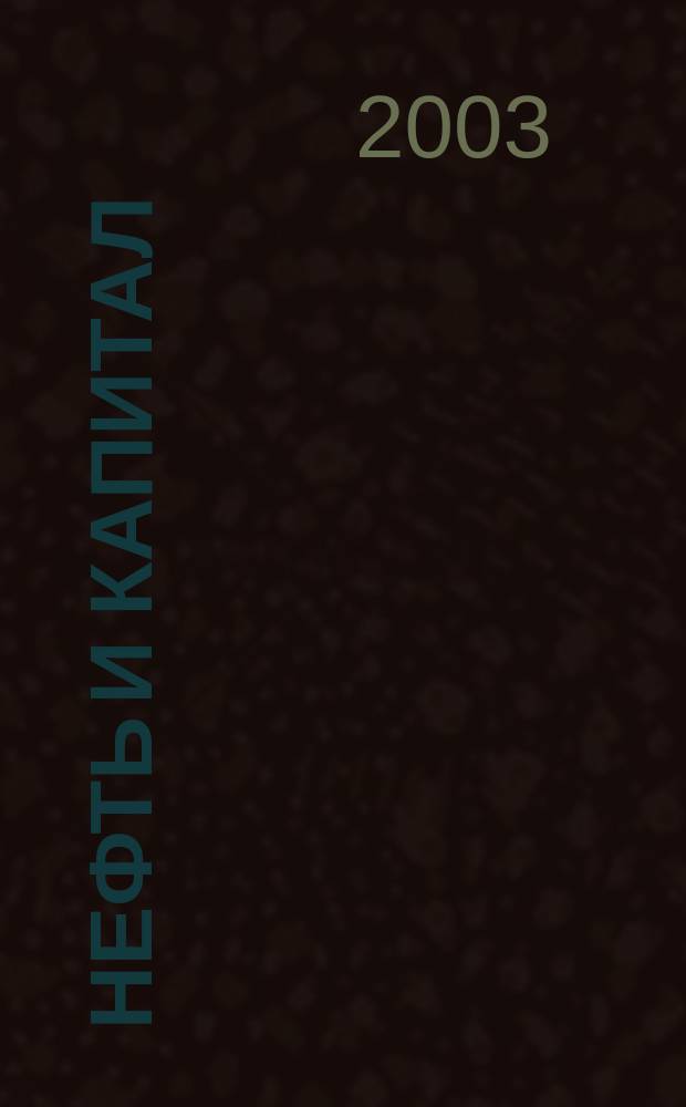 Нефть и капитал : Ежемес. аналит. журн. 2003, № 2 (90)