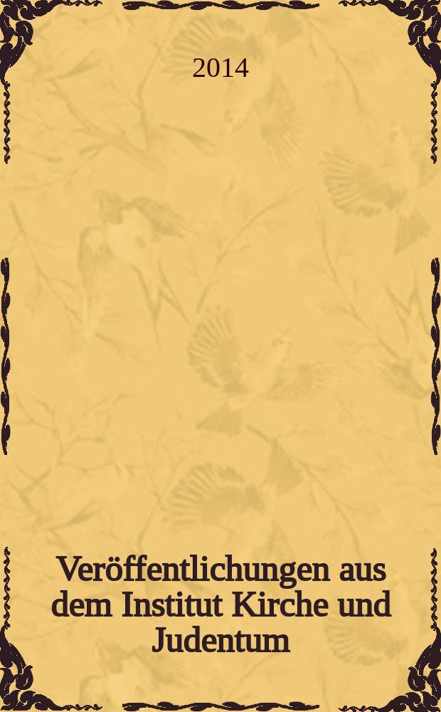 Veröffentlichungen aus dem Institut Kirche und Judentum : VIKJ. Bd. 29 : Die Welt des jüdischen Gottesdienstes = Мир иудейских богослужений