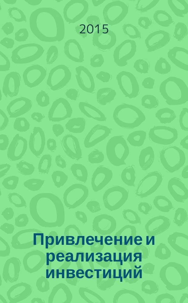 Привлечение и реализация инвестиций : учебное пособие