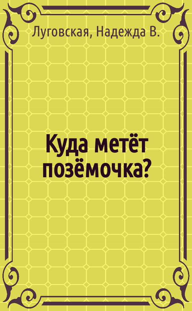 Куда метёт позёмочка? : для детей младшего и среднего школьного возраста и их родителей