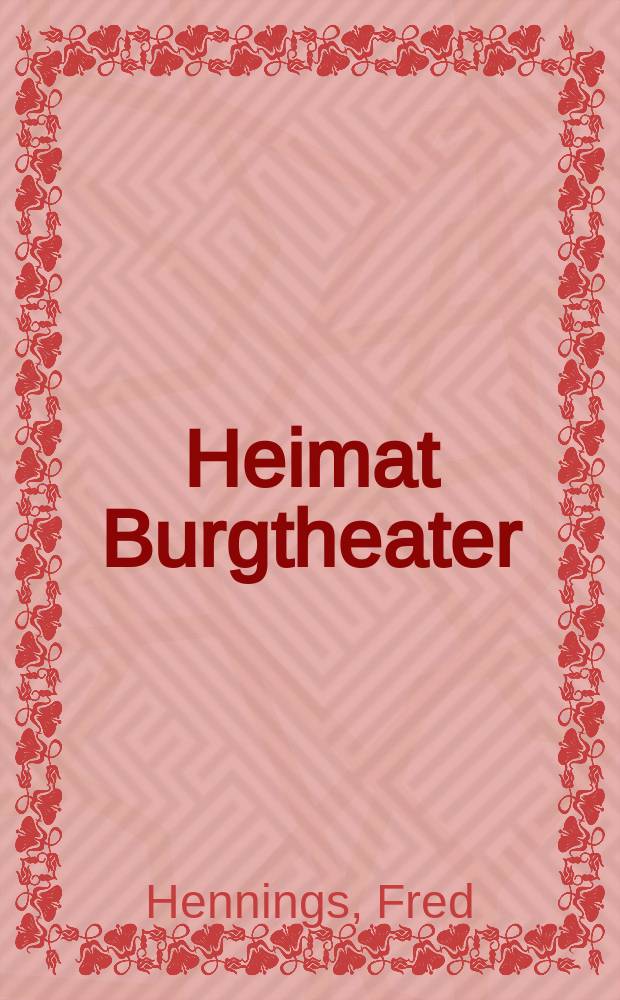 Heimat Burgtheater