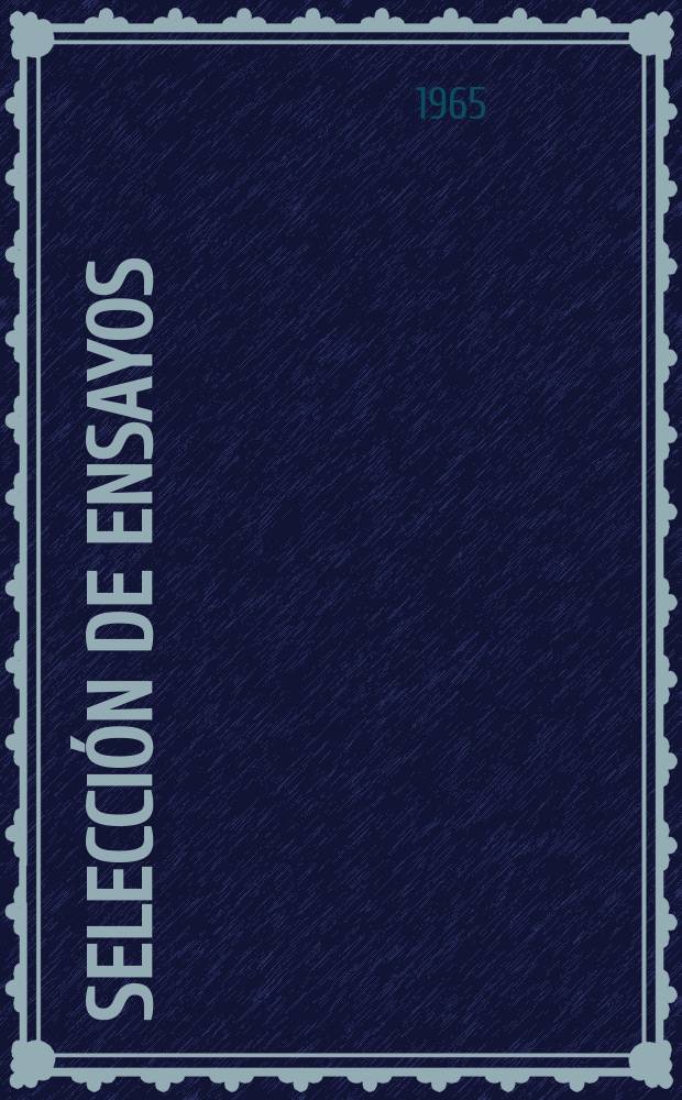 Selección de ensayos