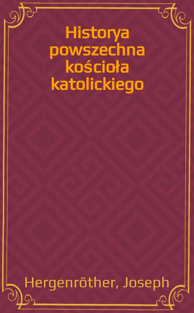 Historya powszechna kościoła katolickiego