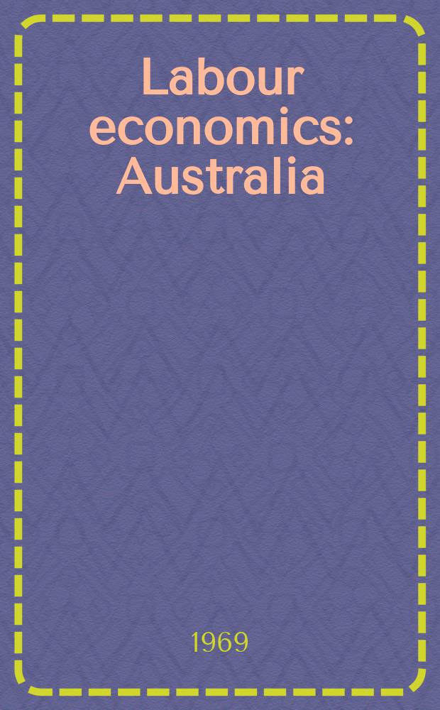Labour economics: Australia