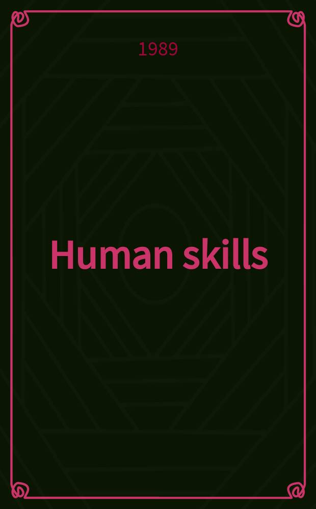 Human skills