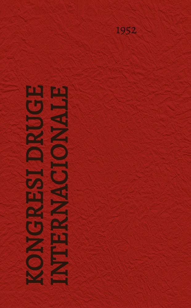 Kongresi Druge Internacionale : Knj. 1-2