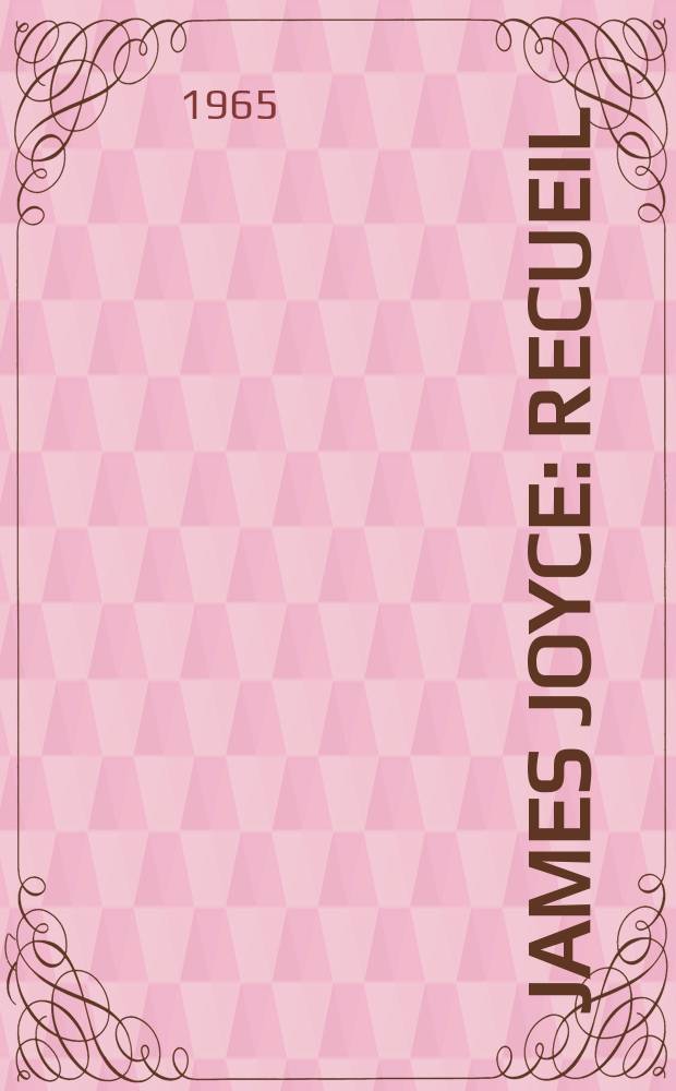James Joyce : Recueil