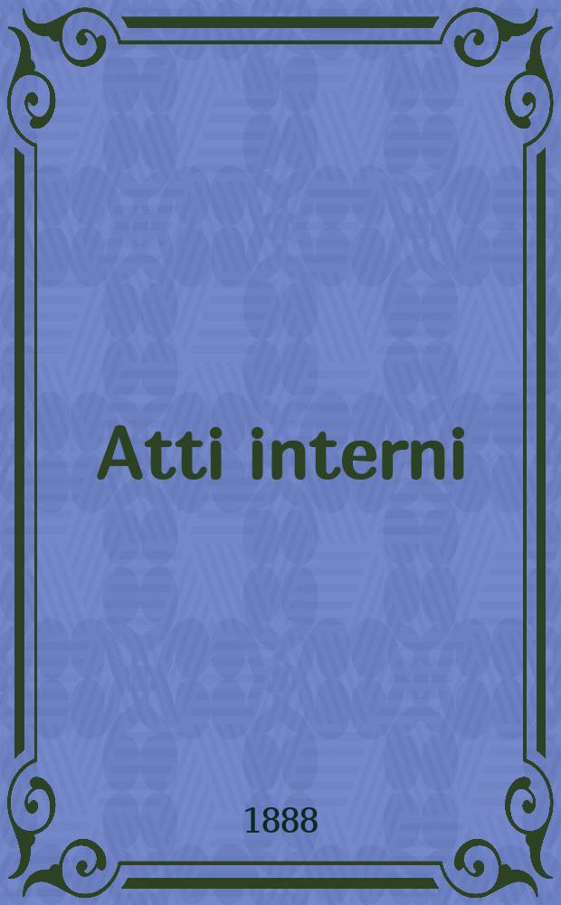 Atti interni