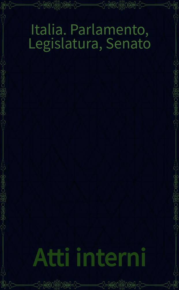 Atti interni