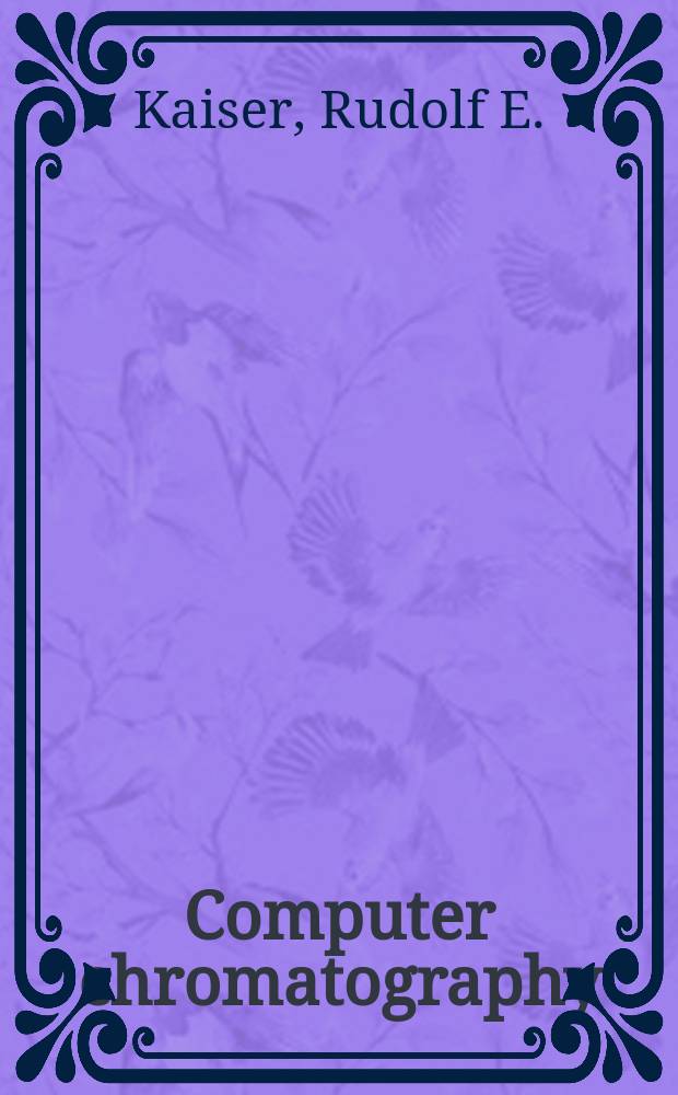 Computer chromatography