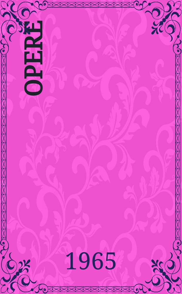 Opere