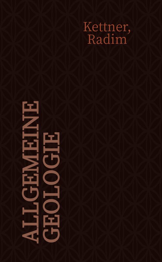 Allgemeine Geologie